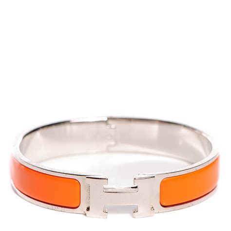 hermes bracelet mens orange|Hermes clic h bracelet small.